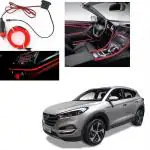 Kozdiko Red Color 12V Cold Light Car Socket Strip Neon Lamp for Hyundai Tucson