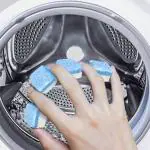 Fezora washing maching cleaner descaler 12 pc- deep cleaning teblets for front load and top load washer clean inside drum and laundry tub seat (washing machine teblet 12 pc )