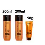 Matrix Opti Care Smooth Straight Shea Butter For Ultra Smooth Hair Professional Shampoo 200ml Pack of 2