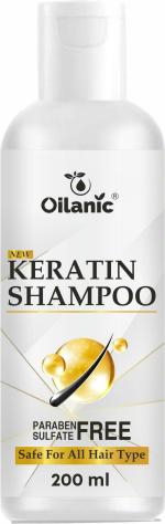 Oilanic Damage Repair Hair Shine Scalp Cleansing Anti-Dandruff Keratin Smooth Shampoo All Hair Types Men and Women 200 ml