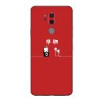 GADGETSWRAP Printed Vinyl Skin Sticker for LG G7 - Earphones Buds