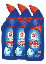 TRAYTEXT Disinfectant Toilet Cleaner Liquid, Jasmine - 1 Litre (Pack of 3) | Suitable for Toilet Bowls