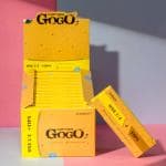 CAPTAIN GOGO 1/4 Plus Tips Unrolled Unbleaches 13 gsm Rolling Paper(Brown Set of 24)