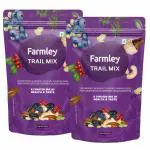 Farmley Trail Mix 400g Mixes of Nuts Dried fruits Dried Berries Seeds 400g (Pack of 2 each 200g)