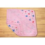 Mini Love Soft 100% Cotton Hooded Wrapper Cum Towel, Blanket for New Born Baby (0-3 Year), Baby Rumal, 75cmx75cm (PACK OF 1)