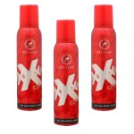 Asl World Cosmo XXX Rated Climex No Gas Perfume Body Spray - For Men & Women-120 ml,(Pack of 3)