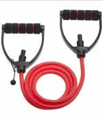 Single tube stretches chest arm muscle toning tube band home gym Resistance Tube Resistance Tube