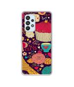 Casotec Paris Flower Love Design Printed Silicon Soft TPU Back Case Cover for Samsung Galaxy A53 5G