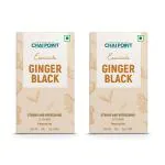 Chai Point Ginger Black Tea - 50 Black Tea Bags (Pack of 2) | 100% Natural, Flavorful, Strong Adhrak Chai | CHAIPOINT