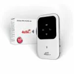 Linkify Basics 4G LTE Wireless Dongle with All SIM Network Support | Plug & Play Data Card Stick with up to 150Mbps WiFi Hotspot | 2100mAh Rechargeable Battery| SIM Adapter Included (White)