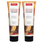 Sirona Exfoliating Face Wash for Blemish, Acne & Dead Skin Removal, Pack of 2 - 125ml Each