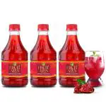 Dhampur Green Grenadine Pomegranate Mocktail Syrup,, 900ml (3Pc x 300ml)