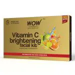 WOW Skin Science Vitamin C Brightening Facial Kit with Rose Water | For All Skin Types | 6 Easy Steps | For Brighter and Even Toned Skin |For Men & Women | Pack of 7