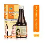 SBS Sundari Kalp Syrup (200 ml) - For Irregular Menstruation, Overcome PCOS/PCOD - 200ml