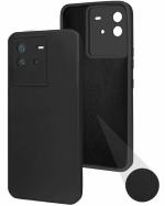 Jkobi Back Cover Case For Vivo iQOO Neo 6 ( Inside Fiber cloth | Smooth Matte Finish | Elegant Professional Look |Black)