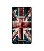 Casotec London Flag wallpaper Design Printed Silicon Soft TPU Back Case Cover for Panasonic Eluga A2