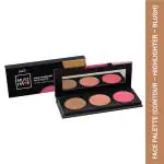 Iba Must Have Glam Makeover Face Palette with Blush, Contour and Highlighter, 12g