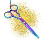 Organim Care Products Toni Guy Barber Scissors Rainbow Carbon Funner Steel