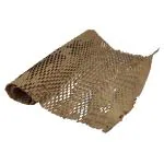 Aumni Crafts Kraft Paper 37 CM Honeycomb Bubble Wrap Roll (Stretched Usable Length 5 Meters) 100 GSM For Packaging Eco Friendly Compostable