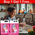 PISHARNATH Hand Wash Liquid pink 10Liter Orange Neem Hand Wash | Natural, Vegan | Non-Drying, Hydrating