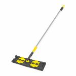 CLASSY TOUCH Multi-Purpose Microfiber Flat Mop for Dry & Wet Cleaning, 360 Degree Rotating Head(Y)