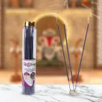S K D Agarwood Guggal Fragrance Puja Agarbati Luxury Incense Sticks, Low Smoke And Zero Charcoal, 100 Gram