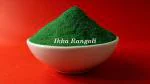 Bright bloom Dark Green Marble Rangoli Colour Powder, 200 Gm
