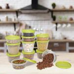 Cutting EDGE Plastic Container- 12 Pieces, Green