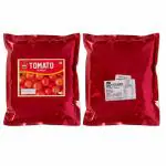 KOR Combo Of Dehydrated Tomato Powder (400G) + Cheese Powder (400G) / Pack Of 2 Ready to Use Tangy / Spray Dried & Delicious Cheese Powder for Popcorn Seasoning / Nachos / Pasta / Pizza