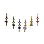 Comet Busters Multicolor Traditional Bindi For Women