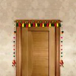 Jaipur Woollen Handicraft Traditional Door Toran/Bandarwal/Hanging with Door Hanging Set of 2