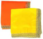 Bhakti Lehar Multicolor Comfortable And Portable Altar Cloth 1 M (Pack Of 2)