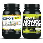 Bodycorescience Anabolic Muscle Builder With Whey Isolate Powder 1 kg ,Pack of 2