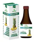 INDS WELL AYURVEDA Wellzyme | 200ml |Natural Ayurvedic Digestive Enzyme Syrup for Acidity & Stomach | Improve appetite and digestion.