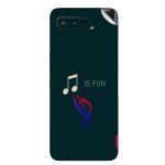 GADGETSWRAP Printed Vinyl Skin Sticker for Asus Rog Phone 5 - music equalizer