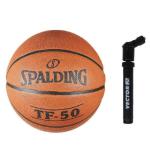 Spalding TF-50 Adult Basketball Ball Size 6 With Inflating Needle Air Pump Free