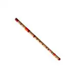 NEXTOMART Professional Flutes E Natural 7 Hole Right Hand Bamboo Flute Bansuri Size 15 Inch With Free Carry Bag (Natural Brown)