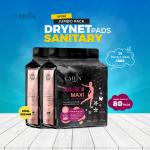 Cailin Care Extra Dry & Extra Long Sanitary Pads With Wings (80 Pad+20 Liner | XXXL | 320mm)