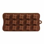Flour Butter Chocolate Silicon Chocolate Candy Mould,Mini Choco Candy Mold, Silicon Jelly Moulds | (Pin Wheel)