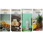 DARKINS Milk Chocolate (Pack of 4) Fruit & Nuts Milk, Rice Crispies, Classic Milk, Pineapple Paprika Mylk Chocolates | Organic Unrefined Cane Sugar | Vegan | Gluten-Free |Cacao Butter Farmed |Natural