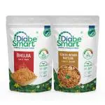 DiabeSmart - Diabetic Namkeen Combo | Diabetic Bhujia (300g), South Indian Mixture (250gm) | 70% Better Sugar Control | Low GI Diabetes Namkeen for Lower Sugar Spike | Sugar Free Diabetic Snacks