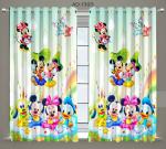 Riftree Polyester Kids favourito Character Cartoon Digital Print Door Curtains for Kids Room & Living Room Pack of 2 Pieces(M0,Gift, 4 x 7 feet)