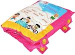 BHVMEY Pink Alphabet and Numbers Learning Cushion Book for Kids (1 year)