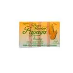 Queue Pure Herbal Papaya 4in1 Formula Skin Whitening Soap pack of 1