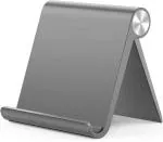 STRIFF Multi Angle Tablet/Mobile Stand, Phone Stand Holder for iPhone, Android, Samsung, OnePlus, Xiaomi. Portable,Foldable Stand.Perfect for Bed,Office, Home,Gift and Desktop (Black)