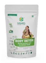 NISARG ORGANIC FARM Body Detox Drink Mix I Plant-Based Super foods Powder I Supports Weight Management I Improves Improving Metabolism, Skin & Hair & Promotes a Healthy Lifestyle (100 gm)