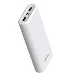 Portronics Indo 20X ,20000 mAh Power Bank (10 W, Fast Charging) (White, Lithium Polymer) (POR-1018)
