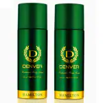 Denver Hamilton Deodorant Spray Combo For Men (400 ml, Pack Of 2) | Deodorants men