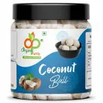 Organic Purify Coconut Laddu 250 gm, Coconut Peda, Coconut Candy Soft & Chewy Toffee[ Jar Pack] 250g