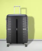 VIP Large Check-in Suitcase (79 cm) - VOYAGER-PRO STROLLY 79 360 JBK - Black